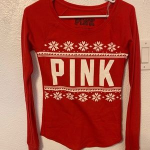 Pink long sleeve shirt